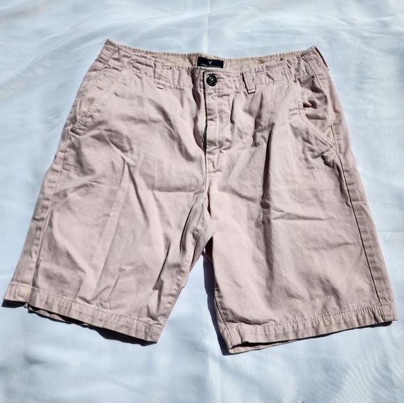 Pink American Eagle Mens Shorts Size‎ 33 - Picture 1 of 7